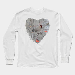 Love Bohemian Waxwings Long Sleeve T-Shirt